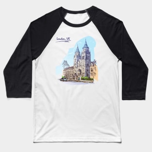 Natural History Museum in London, UK Baseball T-Shirt